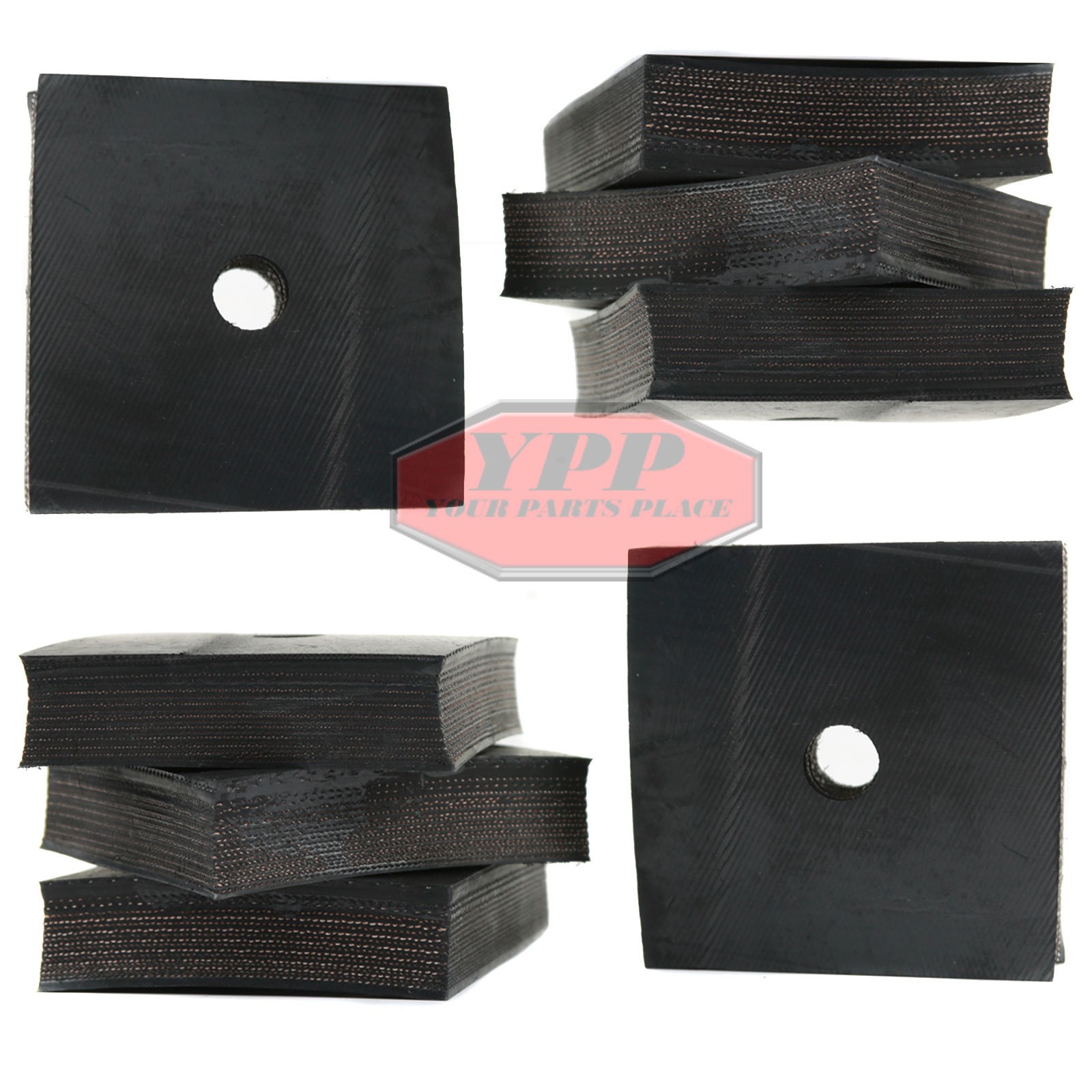3x3x1 Isolation 3" Heavy Duty Rubber Usa