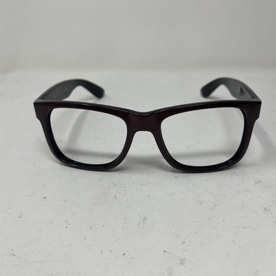RAY BAN JUSTIN 51mm RB4165 6469/80 51-16-145 BURGUNDY BLACK SUNGLASSES I975