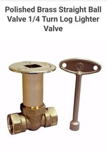 Ball Valve Gas Valve 1/4 Turn Polished Brass ...