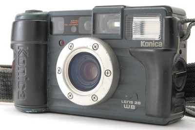 [EXC+5] Konica Genba Kantoku Compact 35mm Film Camera From JAPAN
