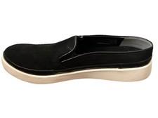 Vionic Effortless Womens Size 8 Mules Loafers Shoes Black Suede Leather Orthotic