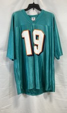 NFL Team Apparel Men's Miami Dolphins Brandon Marshall #19 Jersey Teal Sz 2XL