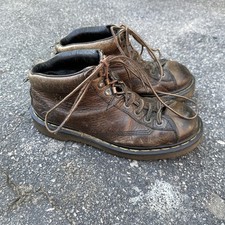 Vtg Dr. Martens 8287 Doc Chunky Grizzly Leather Combat Men  s Boots UK 7 US 8