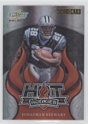 2008 Score Select Hot Rookies Scorecard 78/100 Jonathan Stewart #HR-15 RC 7k0