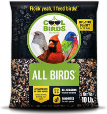 Cool Birds All Birds Wild Bird Seed 10 lb Classic Blend with Black Oil Sunflower