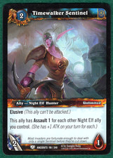 Timewalker Sentinel - War of the Ancients #118 - World of Warcraft TCG Card