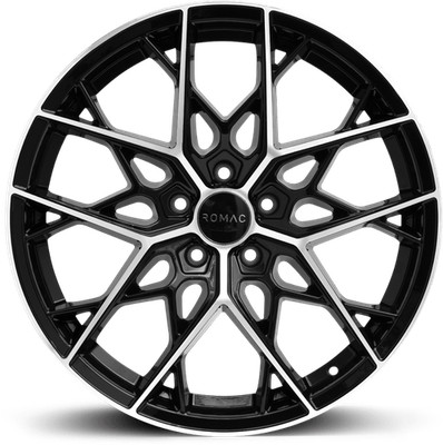 ROMAC VORTEX 19x9 ET37 5x120 schwarz/poliert (Last 800kg) RMVOR K9414BMF - 4er Set