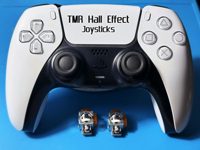 Sony DualSense Wireless Controller - White - TMR Upgrade - BDM-010