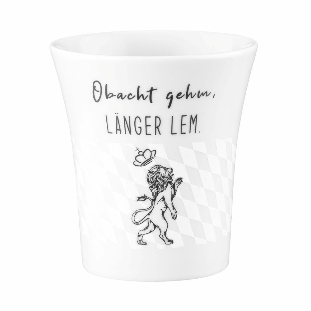 Seltmann Weiden Diva Becher Obacht gem Kaffeebecher Teetasse Tasse 400 ml