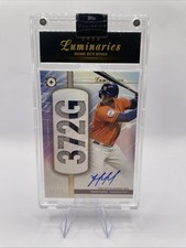 2024 Topps Luminaires Yordan Alvarez Home Run Kings Auto Patch 10/15 #HRKAP-YA