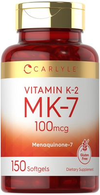 #ad #ad Vitamin K2 MK7 100 mcg 150 Softgels Non GMO Gluten Free Supplement $16.29