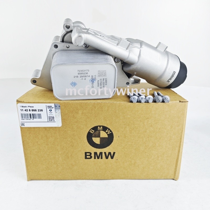 Engine Oil Cooler Filter Housing 11428585235 NEW For BMW i8 X1 X2 Mini Cooper