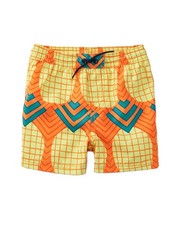 Tea Collection Baby Swim Trunk Orange 3-6M