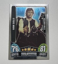 Force Attax Movie Cards 3 206 - HAN SOLO - Rebel Commander - Star-Karte