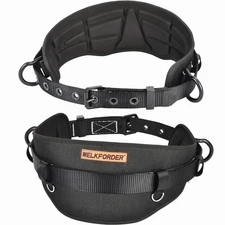 Tongue Buckle Body Belt (Aluminum Hardware) With Hot-Pressing Waist Pad and 2...