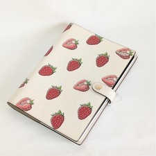 Coach Notebook Strawberry Pattern