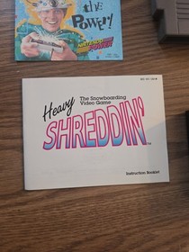 HEAVY SHREDDIN&rsquo; Snowboarding Video Game NES (Nintendo 1990) Complete CIB