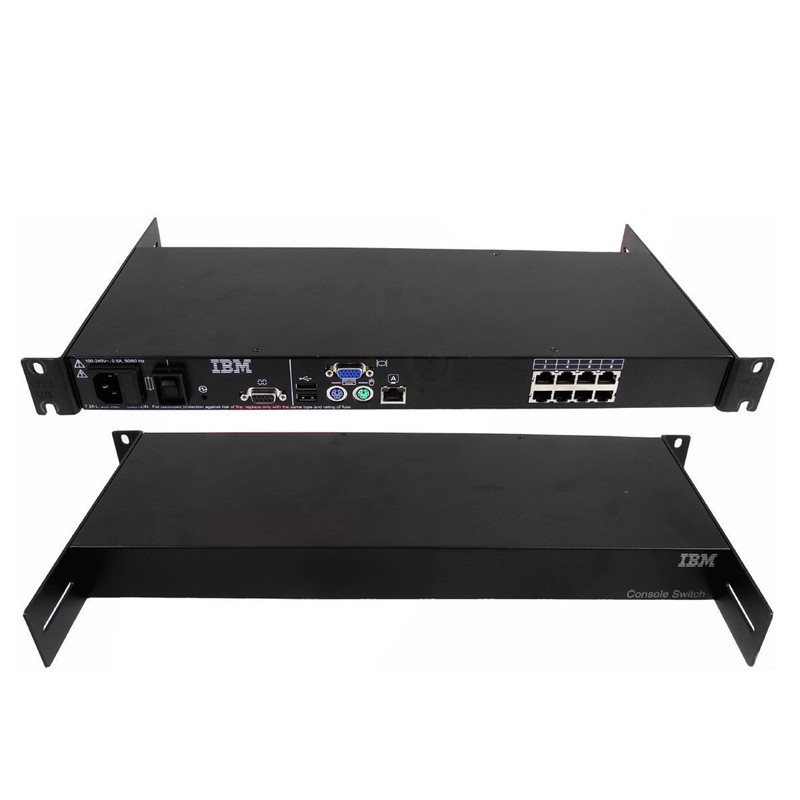 IBM 1x8 Rack Console KVM Switch Model: 1735-3LX IBM P/N 41Y9310 # FRU 41Y9317