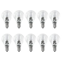 10 X Halogen Eco Tropfen Kugeln GlüHbirne 42W = 60W E14 GlüHlampe Klar Dimmbar