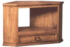 Eck-Kommode TV Eckschrank MEXICO - Pinie massiv - Landhausstil Möbel