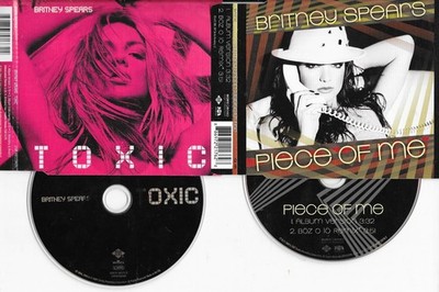 2 x BRITNEY SPEARS - toxic  + piece of me   - CD s