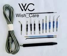 Ellman Handpiece Electrode Handle Surgitron Dental Cautery 13 Pcs Electrodes