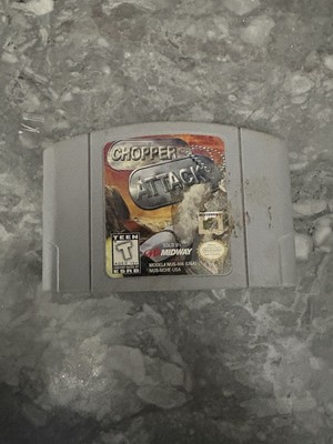 Nintendo 64 N64 Chopper Attack Video Game Cartridge Tested Works