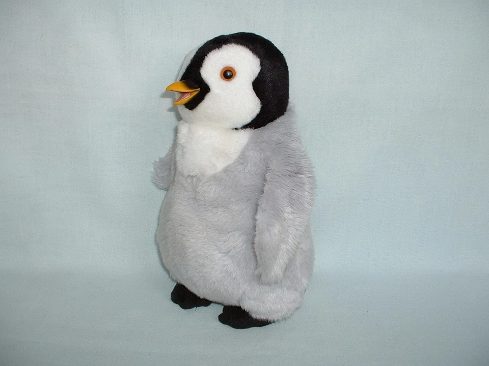 HAPPY FEET 10" MUMBLE THE PENGUIN Soft Plush Toy (MOVIE/FILM/CHRISTMAS/THINKWAY) - Image 2 of 3