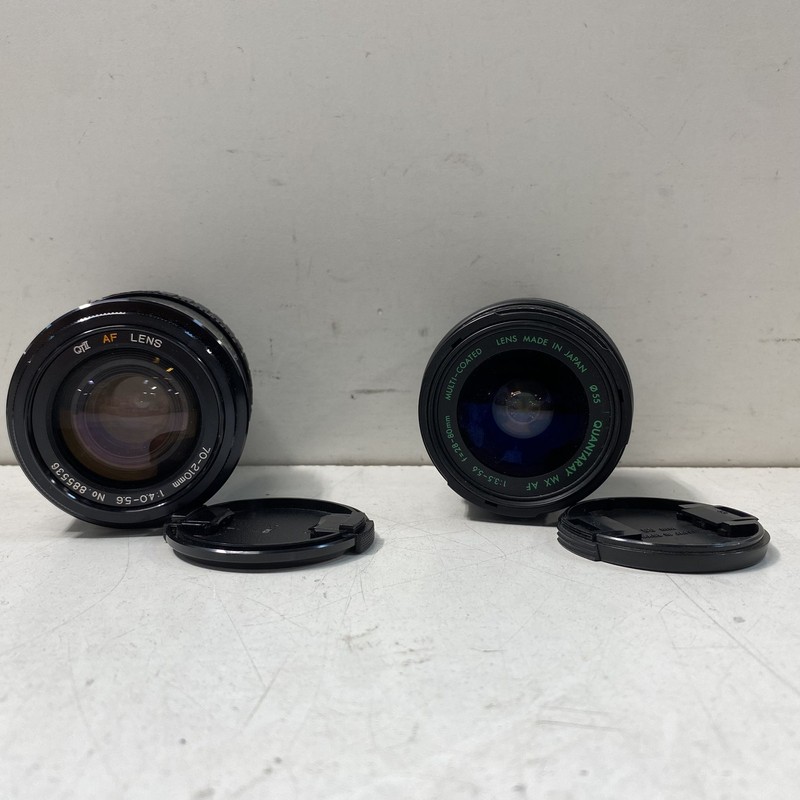 Lot of 2 Assorted Minolta AF Mount Zoom Camera Lenses-Quantaray & QTII