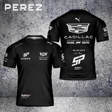 Cadilac Perez Formula 1 T-shirt, F1 Grand Prix Driver 2026 Print Tshirt
