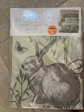 Image of Double sized Rabbit Meadow Bedding duvet Set BNWT