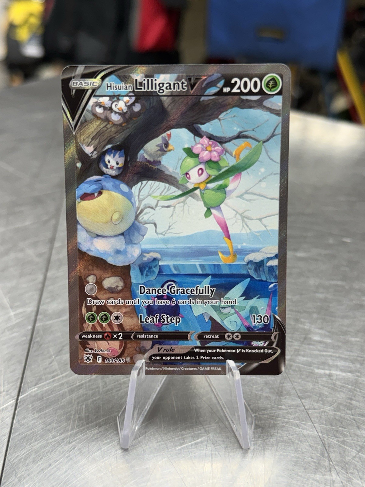 Pokémon | Hisuian Lilligant V "Alt Art" | Astral Radiance 163/189 Holo Rare 