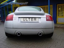 Ulter Duplex Sportauspuff Audi TT 8N 1.8l T 2x100mm eingerollt mit Absorber