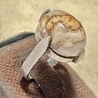 WOW natural yemeni agate aqeeq 925 sterling silver mens ring عيقي مصور قوي