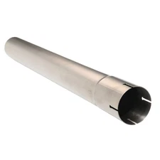 2.5" OD Titanium Exhaust Straight  Pipe with Clamp 22.8" Length, Universal Fit