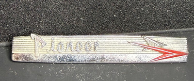 Vintage 1960s Dodge Dart Pioneer Glove Box Emblem 2161524