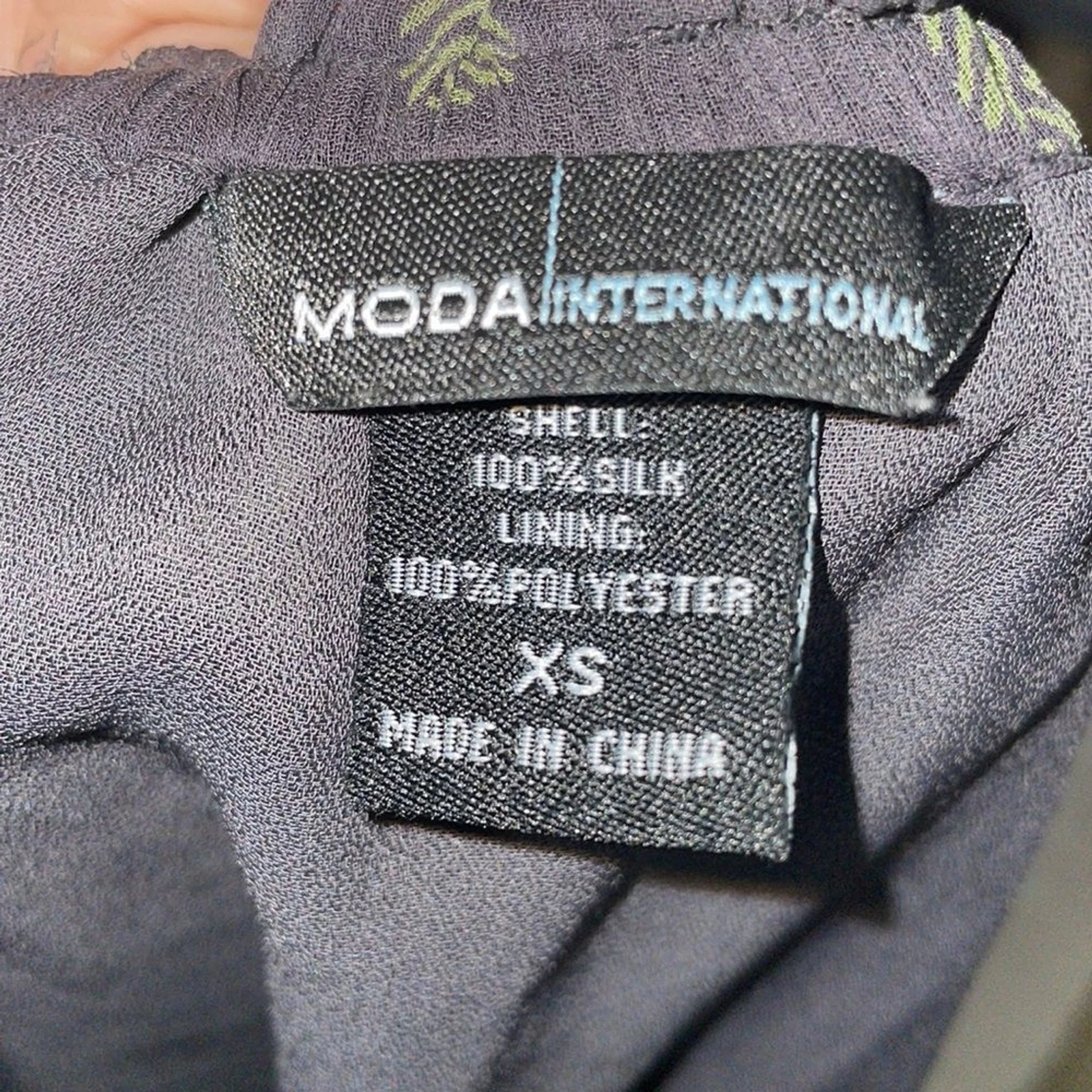 UNDERCOVER Abito babydoll in seta Moda International Victoria’s Secret Y2K taglia XS a pois