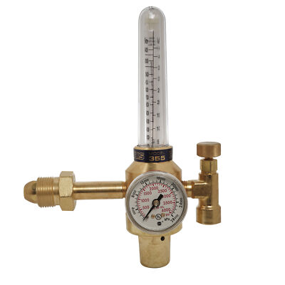 Harris Model 355-2 Argon (He) Flowmeter Regulator 355-2-Ar/He-580- 3100204