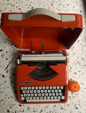 Hermes Baby Orange Portable Vintage Manual Typewriter Great condition thumbnail