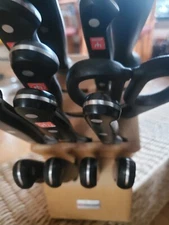 9pc Wusthof Classic Knife & 4pc Wusthof Gourmet Steak Knives Block Set 