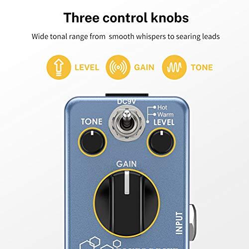 Pedale Effetto Chitarra Donner Giant Metal - Distorsione Metallica, True Bypass - Foto 5