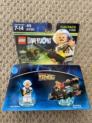 LEGO DIMENSIONS FUN PACK 71230 BACK TO THE FUTURE DOC BROWN NEW | eBay