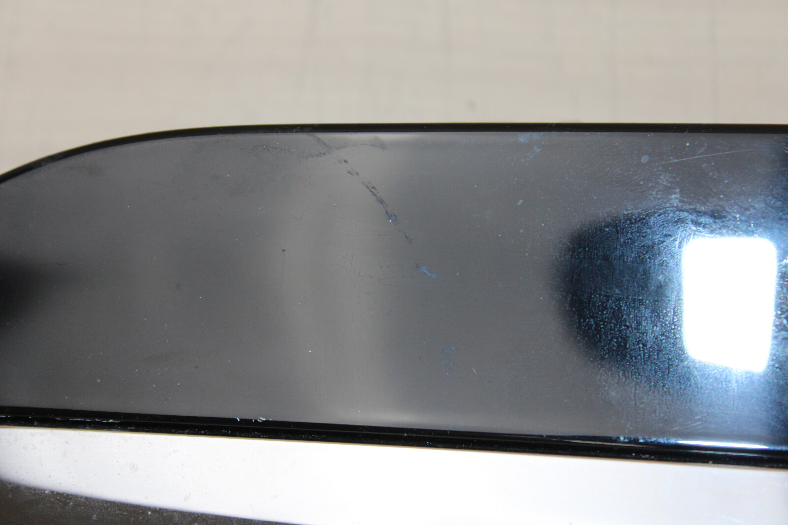 14-22 MASERATI GHIBLI DECKLID TRUNK LID MOLDING + CAMERA BLACK ORIGINAL OEM
