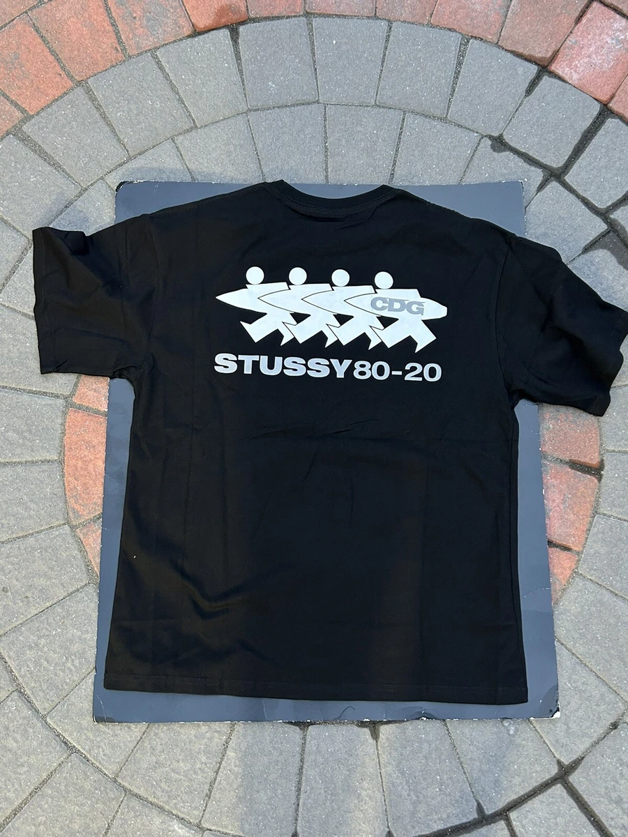 Stussy CDG MENS MEDIUM Collaboration Surfman Tee 40Th Anniversary Limited