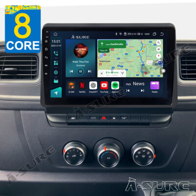 8Core 4+64G Autoradio Navi Carplay für Renault Master Opel Movano B Nissan NV400