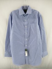 NWT Ralph Lauren Men's Slim Plaid Button-Up Long Sleeve Shirt 15 -32/33 A486
