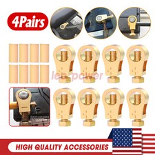 8pcs Cable Clamp Battery Connection Clip Car Battery Pure Copper Terminal Wire