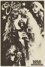 11x17 Fleetwood Mac Stevie Nicks Tour Poster Gold Dust Woman Illustration