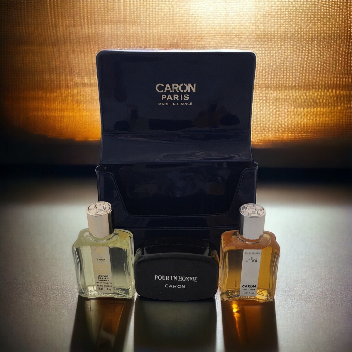 Vintage Caron Infini Eau De Parfum + Caron Pour Un Homme +