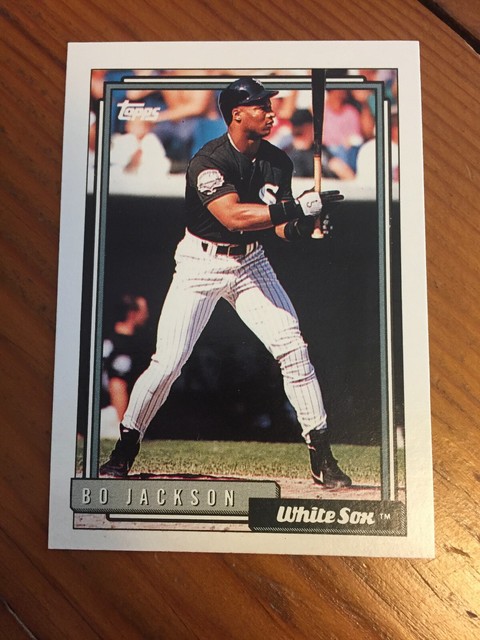 Bo Jackson 1992 Topps Chicago White Sox 290 Baseball Card EBay